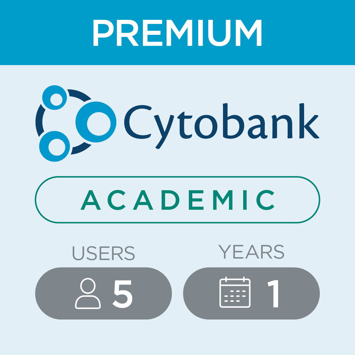 C47385_Cytobank, 1 year 5 User Premium license, Academic