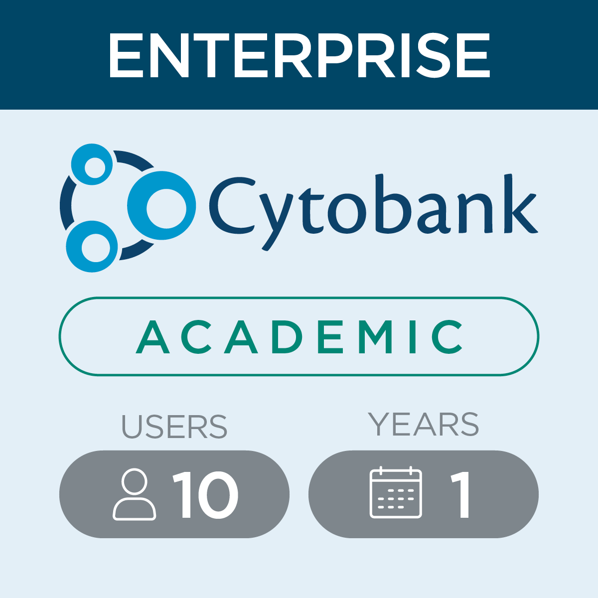 C47388_Cytobank, 1 year 10 User Enterprise license, Academic