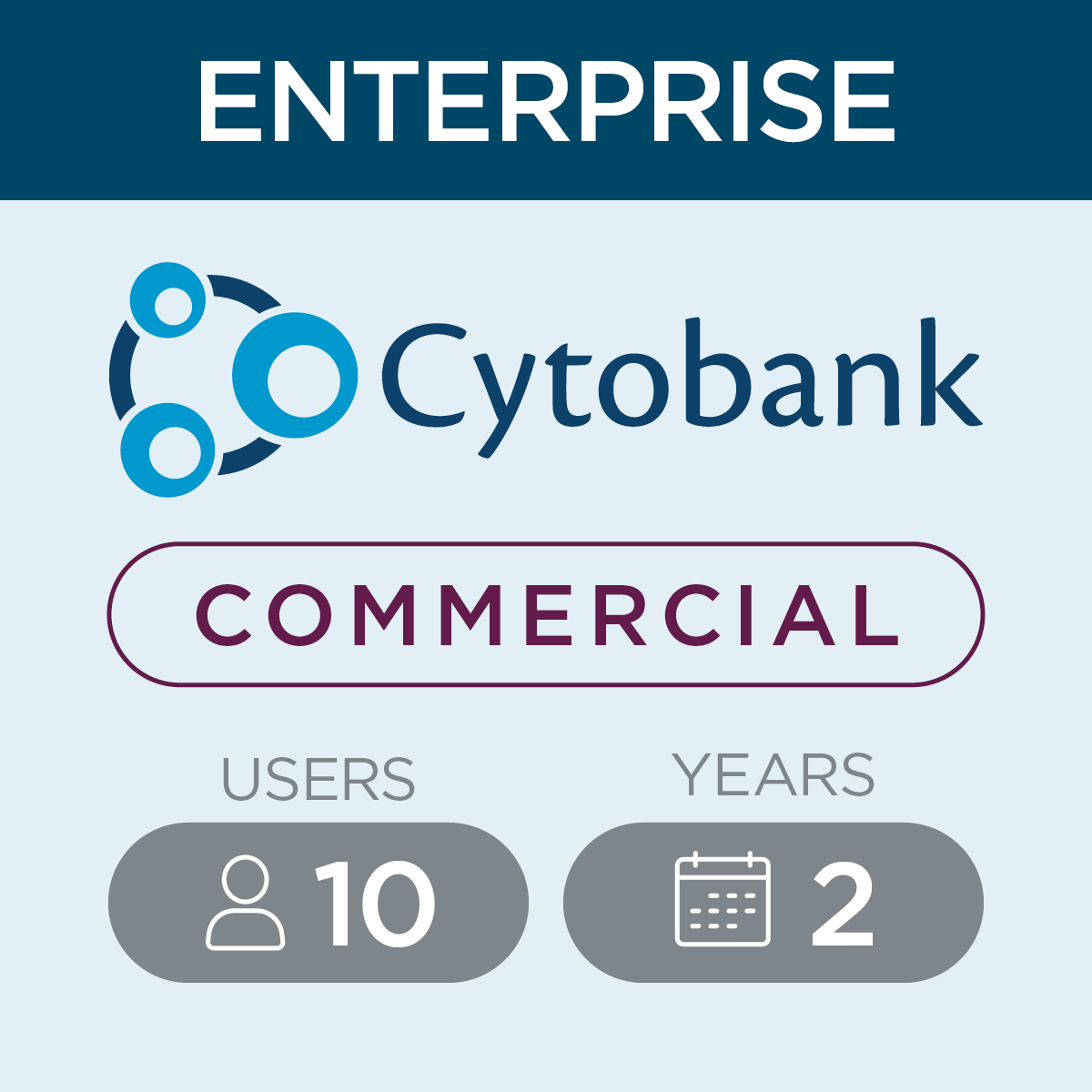 C47393_Cytobank, 2 year 10 User Enterprise license, Commercial