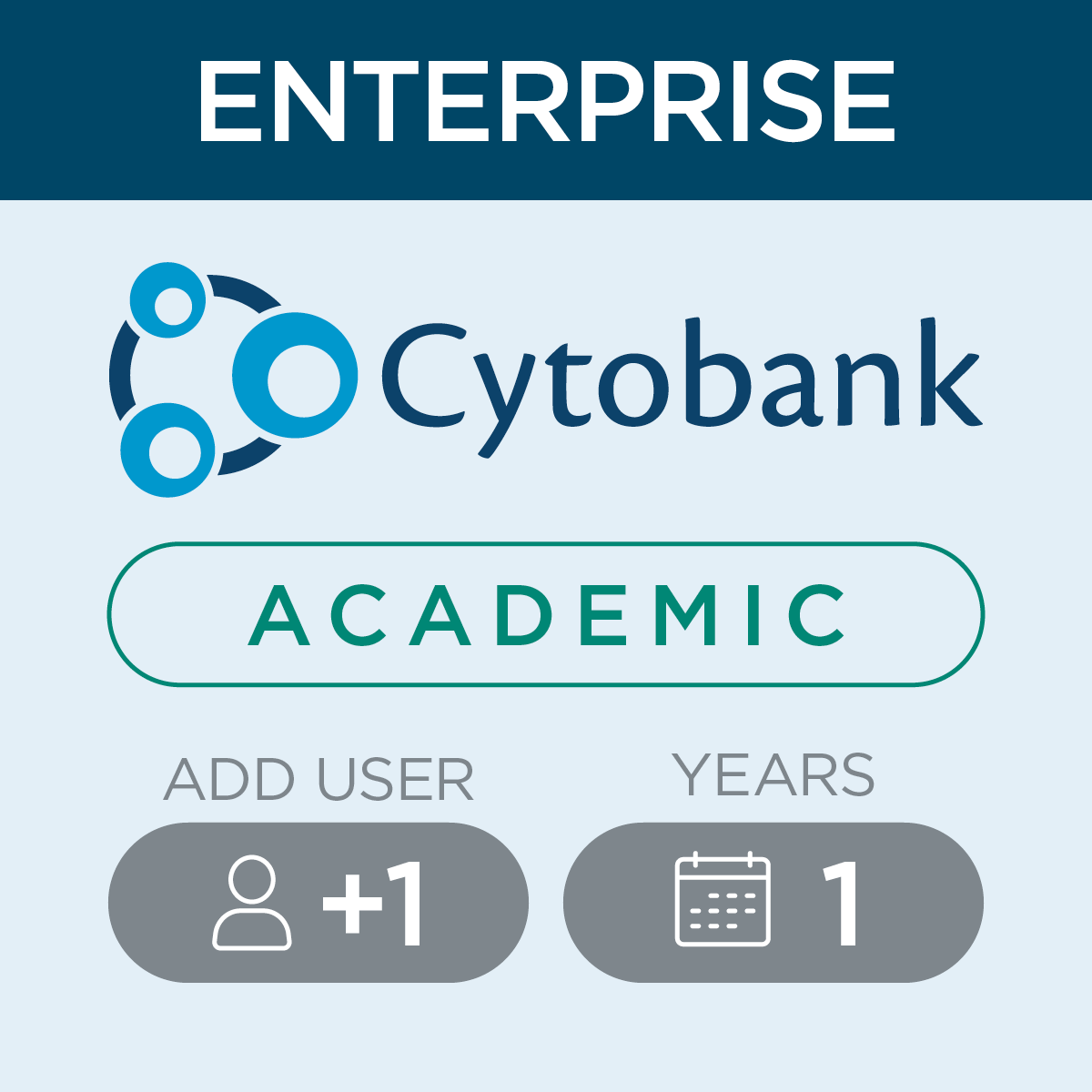 C47390_Cytobank, 1 year Additional User Enterprise license, Academia